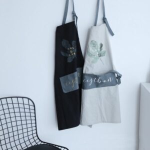 Coconut Leaf Printed Coffee Shop Barista Apron